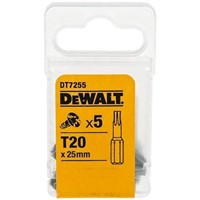 DeWALT Torx Driver Bit 5 pieces, T20