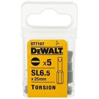 DeWALT Slotted Driver Bit 5 pieces, SL6.5