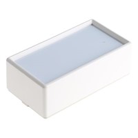 OKW Flat-Pack Case, ABS Project Box, White, 120 x 65 x 40mm