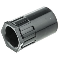 Schneider Electric Adapter Cable Conduit Fitting, PVC Black 20mm nominal size