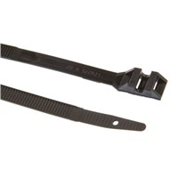 HellermannTyton, LPH275 Series Black Nylon Cable Tie, 265mm x 9 mm