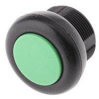 Schneider Electric Flush Green Push Button Head - Front Mounting, Harmony XAC Series, 22mm Cutout