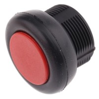 Schneider Electric Flush Red Push Button Head - Front Mounting, Harmony XAC Series, 22mm Cutout