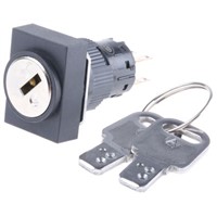 Schneider Electric 2 Position Key Switch - (2CO)