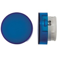 Blue Round Push Button Lens for use with A16 Series LED/Incandescent Lamp Push Button Switch