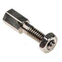 Glenair UNC 2-56 Jack Screw for use with Micro-D Connector, Kit Contains Hex Nuts x 2, Jackposts x 2, Washers x 2