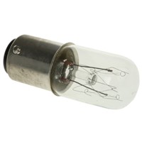 Schneider Electric BA15d Incandescent Bulb, Clear, 230 V