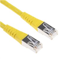 Roline Yellow Cat6 Cable S/FTP Male RJ45/Male RJ45, 20m