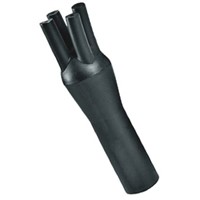 HellermannTyton Branching Cable Boot Black, Polyolefin Cross Linked (POX) Adhesive Lined, 35mm
