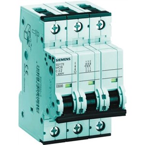 Siemens Sentron MCB Mini Circuit Breaker 3P 2 A 15 kA Curve C