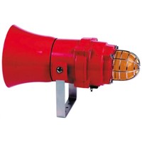 e2s BExCS110-05 Sounder Beacon 117dB, Amber Xenon, 24 V dc, IP66, IP67