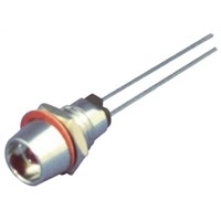 Sato Parts Red Indicator, Lead Pins Termination, 6.1mm Mounting Hole Size