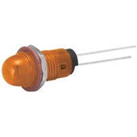 Sato Parts Orange Indicator, Lead Wires Termination, 8.3mm Mounting Hole Size