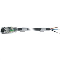 Phoenix Contact, SAC-3P- 5.0-PUR/M12FS Series, Straight M12 to Unterminated Cable assembly, 300mm Cable