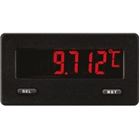 Red Lion CUB5TCR0 , LCD Digital Panel Multi-Function Meter for Temperature, 39mm x 75mm