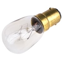 Moflash BA15d Incandescent Bulb, Clear, 240 V