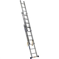 Zarges Aluminium Combination Ladder 27 steps 6.7m open length