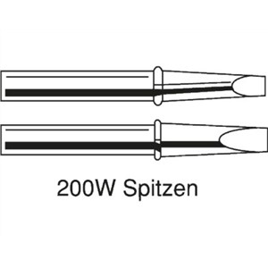 Weller CT5DD7 5 mm Straight Chisel Soldering Iron Tip for use with W61