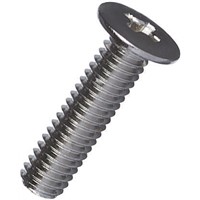 Yahata Neji, M4 Truss Head, 15mm Iron Cross Nickel Plated