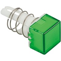 Green Square Push Button Lens for use with A8 Series