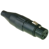 Amphenol 3 Way Through Hole XLR Connector, Female, Tin