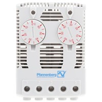 Pfannenberg, Enclosure Thermostat, Adjustable, NC, Snap-In, 240 V ac