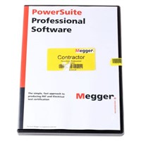 Megger 1000-633 Electrical Installation Software, For Use With MFT1553