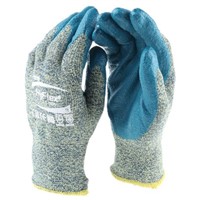 Ansell Hyflex Kevlar Nitrile-Coated Gloves, Size 8, Blue, Cut Resistant, Heat Resistant