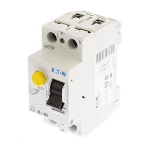 Eaton 2P 25 A RCD Switch, Trip Sensitivity 30mA