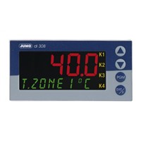 Jumo di 308 Digital Indicator, 96 x 48 (1/8 DIN)mm, 4 Output Logic, Relay, 20 30 V ac/dc Supply Voltage