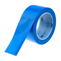 3M 471 Blue Vinyl Lane Marking Tape, 50mm x 33m