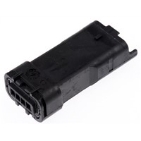 Delphi 211PL Female Connector Housing, 3.33mm Pitch, 4 Way, 1 Row