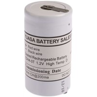 Yuasa NiCd Rechargeable D Batteries, 4Ah