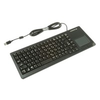 Cherry Touchpad Keyboard Wired USB Compact, QWERTY (UK) Black