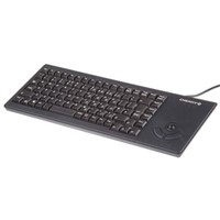 Cherry Trackball Keyboard Wired USB Compact, QWERTY (UK) Black