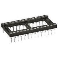 TE Connectivity 2.54mm Pitch Vertical 28 Way, Through Hole Stamped Pin Open Frame IC Dip Socket, 3A