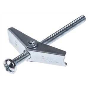 RawlPlug Steel Spring Toggle Cavity Fixing With 18mm fixing hole diameter