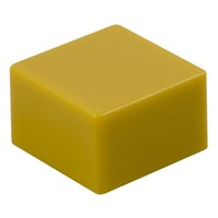 Yellow Tactile Switch Cap for use with B3F Series, B3W Series
