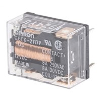 Omron SPDT PCB Mount Latching Relay - 8 A, 12V dc For Use In Power Applications