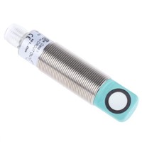 Pepperl + Fuchs Ultrasonic Sensor Barrel M18 x 1, 20  250 mm, PNP-NO, M12 connector IP67