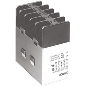 Omron Panel Mount Non-Latching Relay - 3PNO, SPNC, 120V Coil, 25A Switching Current