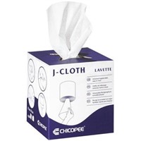 Chicopee Pack of 300 White J-Cloth Lavette Cloths for Dirt, Dust, Spillage, Surface Cleaning Use
