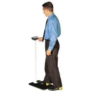 Combo wriststrap footwear tester w/stand