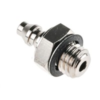 SMC Threaded-to-Tube Pneumatic Fitting Push In 5 mm to Push In 4 mm, M Series, 1 MPa