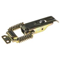 Steel Zinc Plated Toggle Latch,Lockable, Lock not included,Spring Loaded, 55kgf Op.Tension, 115.5 x 50 x 17.5mm