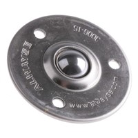 ALWAYSE 3-Hole Flange 19mm Stainless Steel Ball Transfer Unit