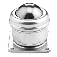 ALWAYSE 4-Hole Flange 40mm Stainless Steel Ball Transfer Unit