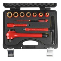 Bahco 7811DMV 11 Piece Insulated Socket set, 1/2 in Insulated Square Drive