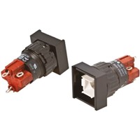 Illuminated Push Button Switch, IP40, Panel Mount, Latching for use with Series 31 -25C +55C
