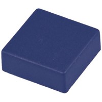 Blue Push Button Cap, for use with Apem 18000 Series (Snap Action Momentary Push Button Switch), Cap